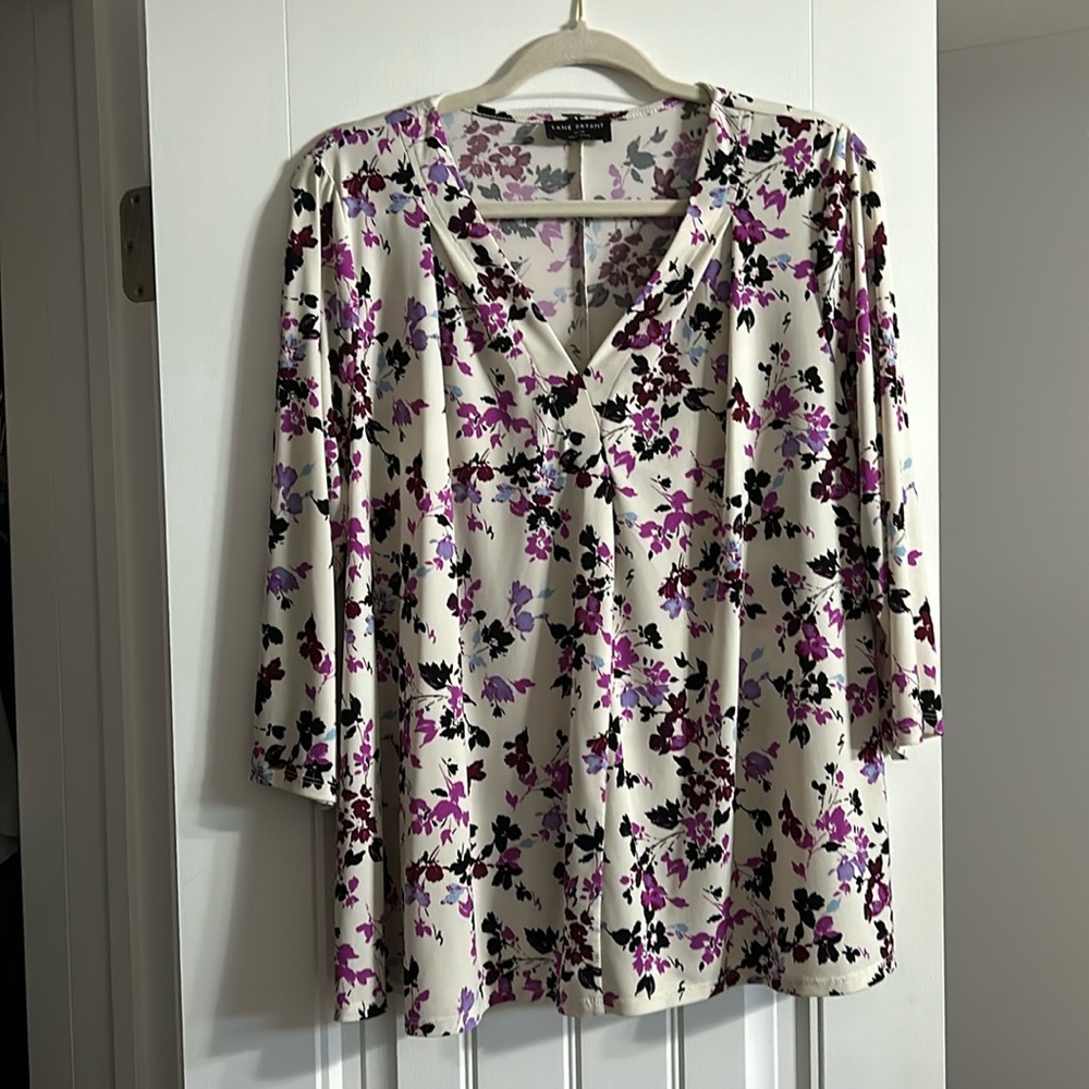 Lane Bryant matte jersey blouse